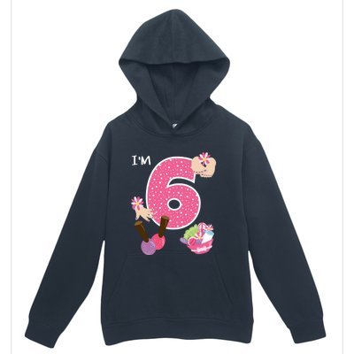 I'm 6 Spa Party Birthday Nail Polish Makeup Birthday Gift Urban Pullover Hoodie