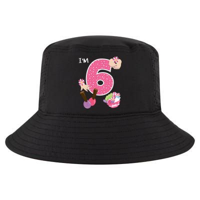 I'm 6 Spa Party Birthday Nail Polish Makeup Birthday Gift Cool Comfort Performance Bucket Hat