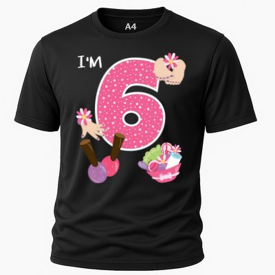 I'm 6 Spa Party Birthday Nail Polish Makeup Birthday Gift Performance Shirt