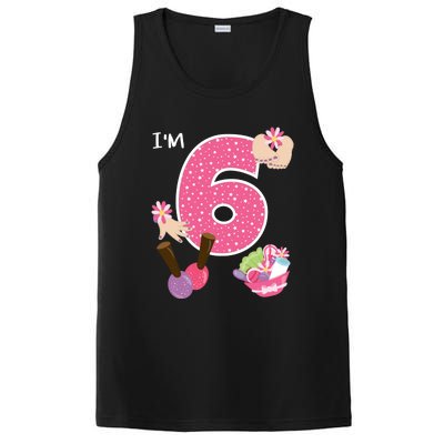 I'm 6 Spa Party Birthday Nail Polish Makeup Birthday Gift PosiCharge Competitor Tank