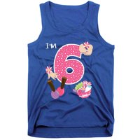 I'm 6 Spa Party Birthday Nail Polish Makeup Birthday Gift Tank Top