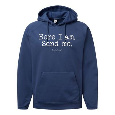 Isaiah 68 Send Me Missions Performance Fleece Hoodie