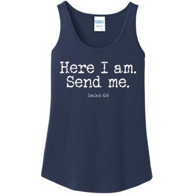 Isaiah 68 Send Me Missions Ladies Essential Tank