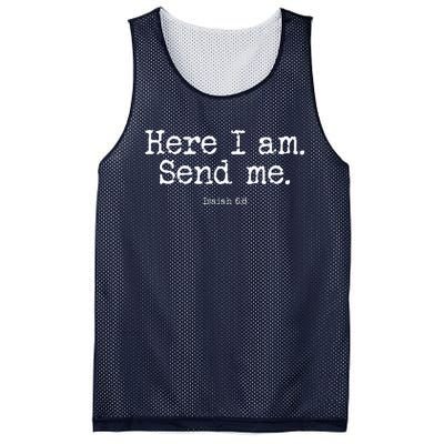 Isaiah 68 Send Me Missions Mesh Reversible Basketball Jersey Tank