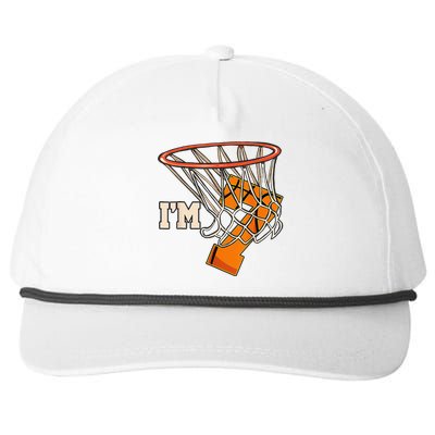 Im 7 Basketball Theme Birthday Party Celebration 7th Snapback Five-Panel Rope Hat