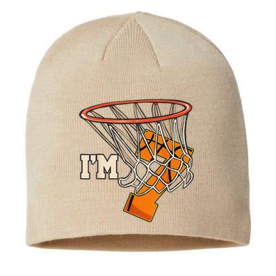 Im 7 Basketball Theme Birthday Party Celebration 7th Sustainable Beanie