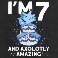 I'm 7 Bday Axolotl Party Cute 7th Birthday Axolotl 15oz Campfire Ceramic Mug