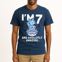 I'm 7 Bday Axolotl Party Cute 7th Birthday Axolotl Tall T-Shirt
