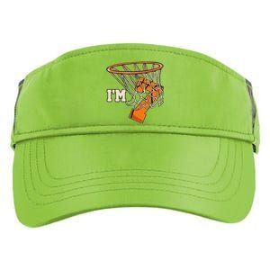 IM 7 Basketball Theme Birthday Party Celebration 7th Adult Drive Performance Visor