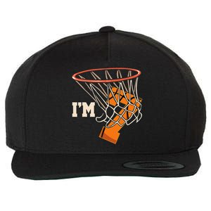 IM 7 Basketball Theme Birthday Party Celebration 7th Wool Snapback Cap