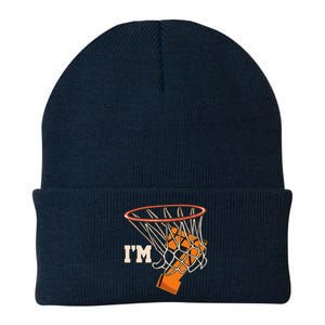 IM 7 Basketball Theme Birthday Party Celebration 7th Knit Cap Winter Beanie