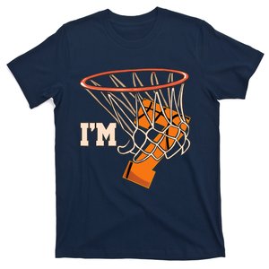 I'm 7 Basketball Theme Birthday Party Celebration 7th T-Shirt