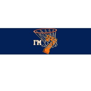 I'm 7 Basketball Theme Birthday Party Celebration 7th Bumper Sticker