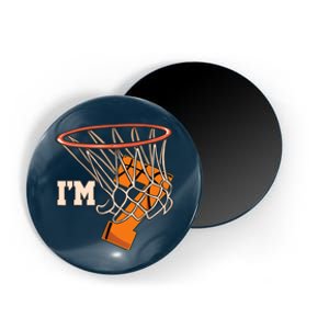 I'm 7 Basketball Theme Birthday Party Celebration 7th Magnet