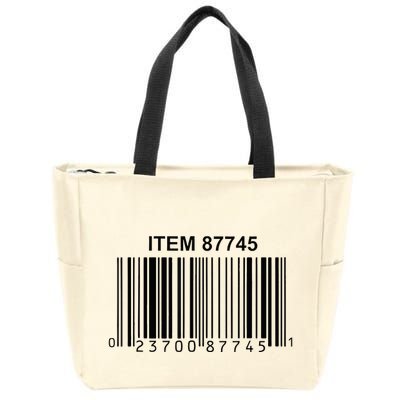 Item 87745 4.99 Rotisserie Chicken Sign Zip Tote Bag