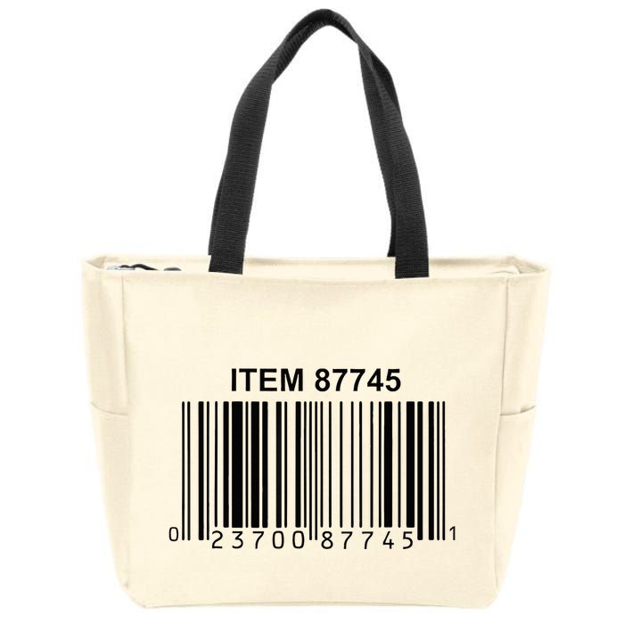 Item 87745 4.99 Rotisserie Chicken Sign Zip Tote Bag