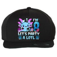 I'm 8 Let's Party A Lotl 8th Birthday Cute Axolotl Lovers Wool Snapback Cap