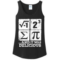 I 8 Sum Pi Funny I Ate Some Pie Pi Day Math Nerd Geek Ladies Essential Tank