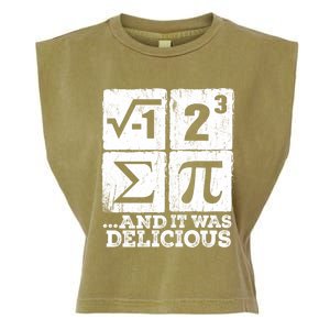 I 8 Sum Pi Funny I Ate Some Pie Pi Day Math Nerd Geek Garment-Dyed Women's Muscle Tee