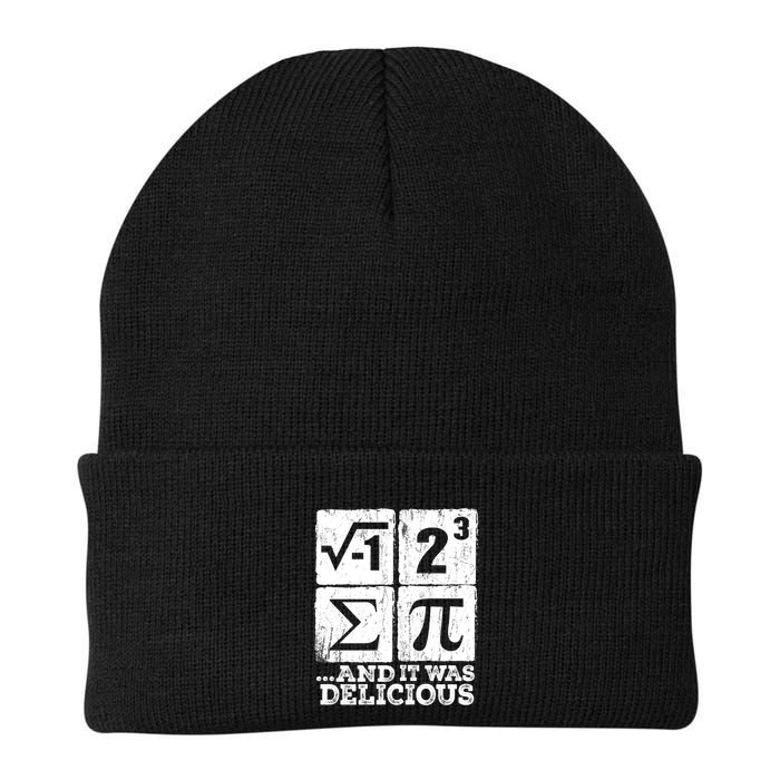 I 8 Sum Pi Funny I Ate Some Pie Pi Day Nerd Geek Math Pi Funny Gift Knit Cap Winter Beanie