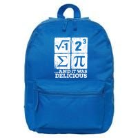 I 8 Sum Pi Funny I Ate Some Pie Pi Day Nerd Geek Math Pi Funny Gift 16 in Basic Backpack