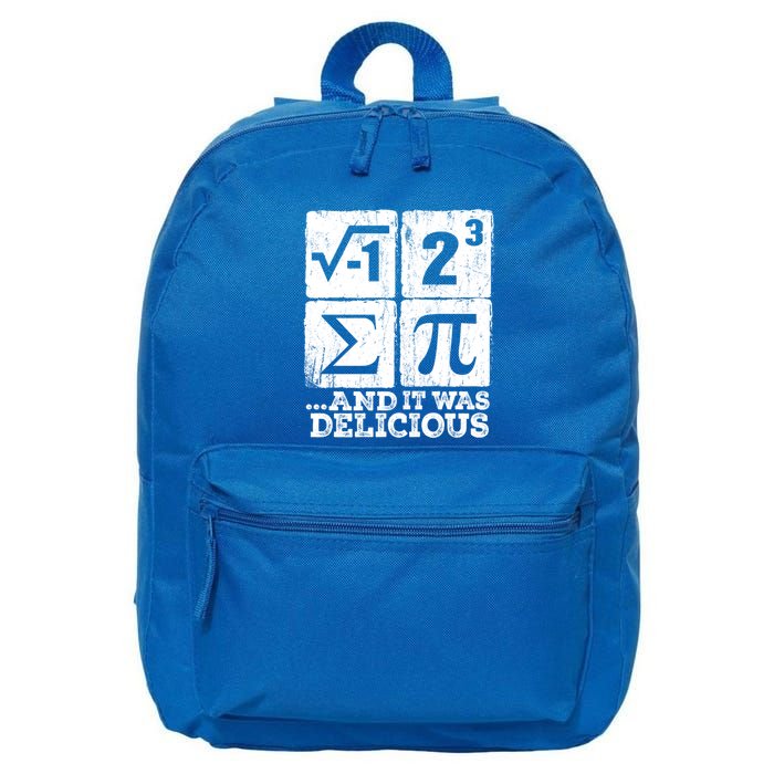 I 8 Sum Pi Funny I Ate Some Pie Pi Day Nerd Geek Math Pi Funny Gift 16 in Basic Backpack