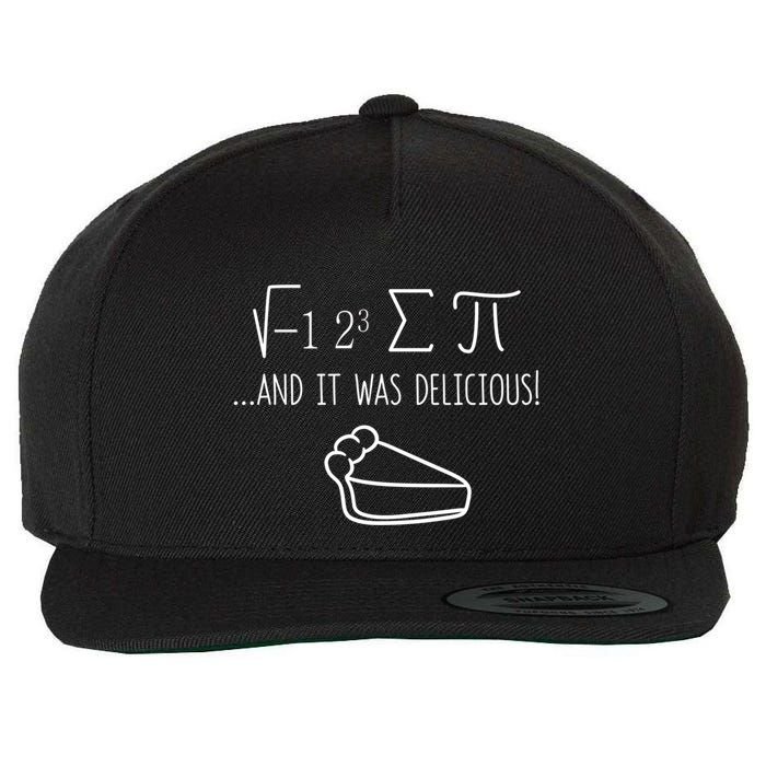 I 8 Sum Pi Day Ate Some Pie Funny Science Math Nerd Geek Gift Wool Snapback Cap