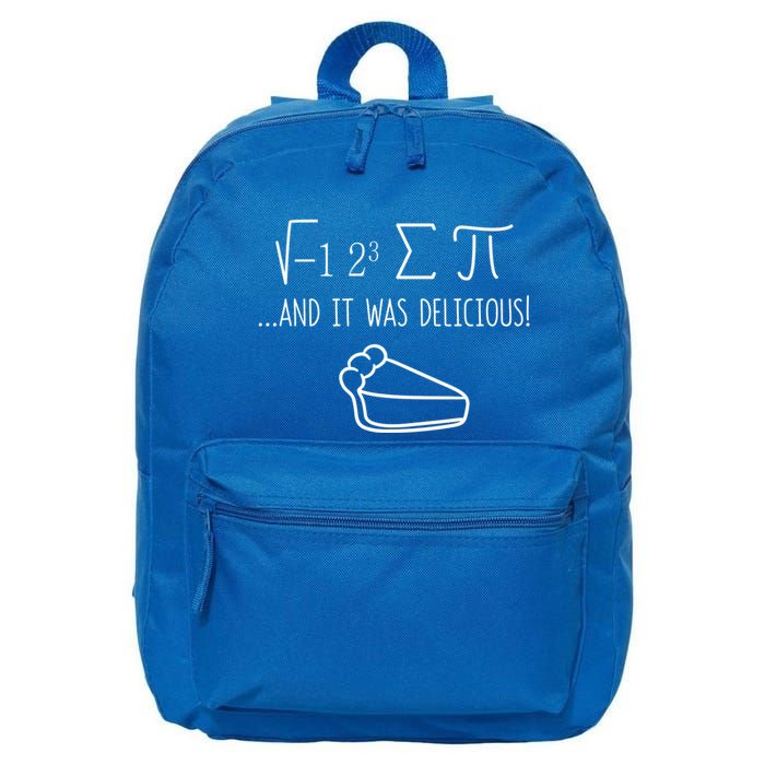 I 8 Sum Pi Day Ate Some Pie Funny Science Math Nerd Geek Gift 16 in Basic Backpack