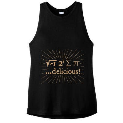 I 8 Sum Pi I Ate Some Pie And It Was Delicious Great Gift Ladies PosiCharge Tri-Blend Wicking Tank