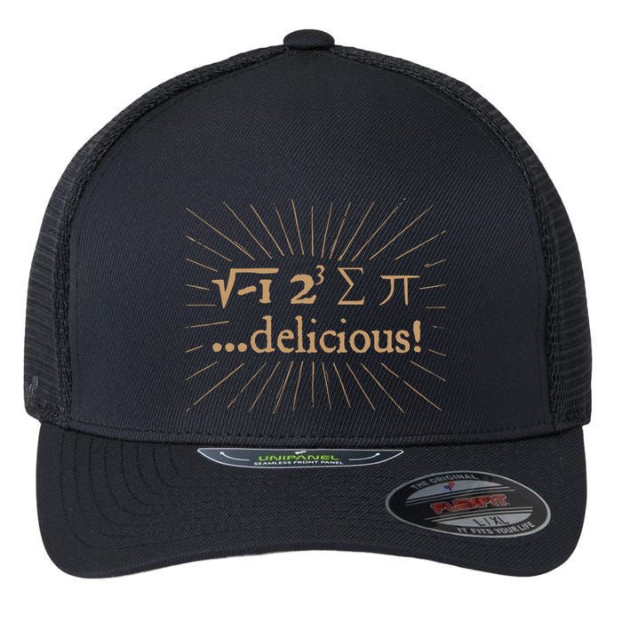 I 8 Sum Pi I Ate Some Pie And It Was Delicious Great Gift Flexfit Unipanel Trucker Cap