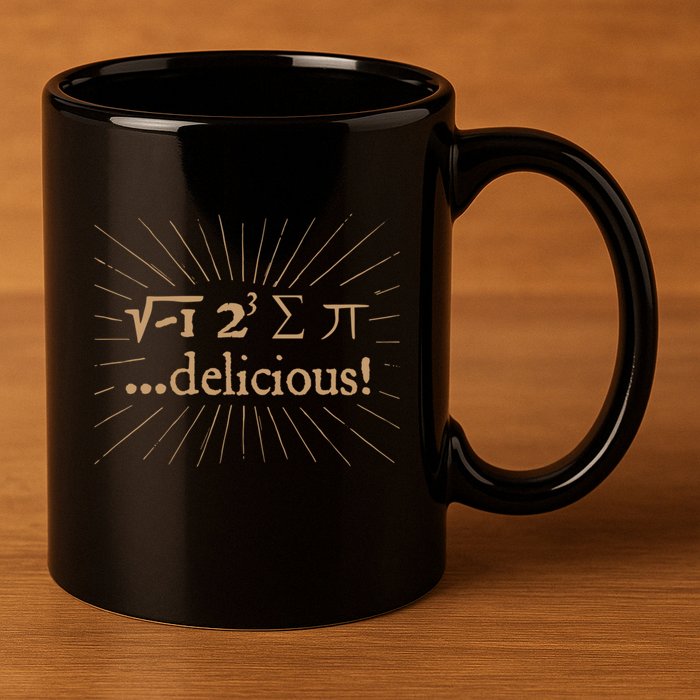 I 8 Sum Pi I Ate Some Pie And It Was Delicious Great Gift 11oz C Handle Ceramic Mug