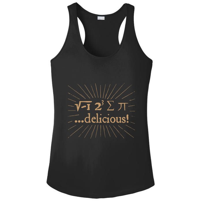 I 8 Sum Pi I Ate Some Pie And It Was Delicious Great Gift Ladies PosiCharge Competitor Racerback Tank