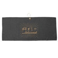 I 8 Sum Pi I Ate Some Pie And It Was Delicious Great Gift Large Microfiber Waffle Golf Towel