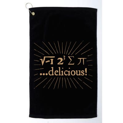 I 8 Sum Pi I Ate Some Pie And It Was Delicious Great Gift Golf Towel