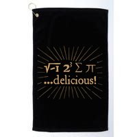 I 8 Sum Pi I Ate Some Pie And It Was Delicious Great Gift Golf Towel