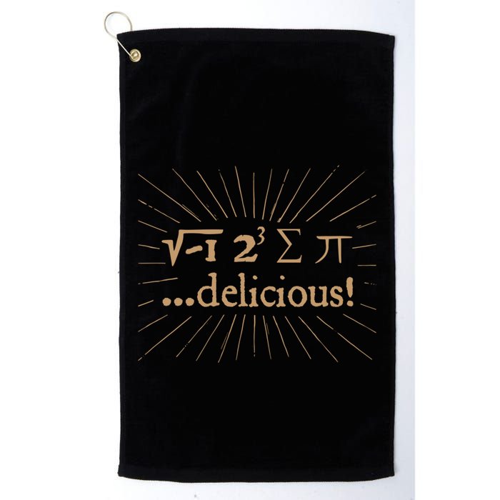 I 8 Sum Pi I Ate Some Pie And It Was Delicious Great Gift Golf Towel