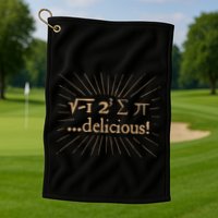 I 8 Sum Pi I Ate Some Pie And It Was Delicious Great Gift Golf Towel