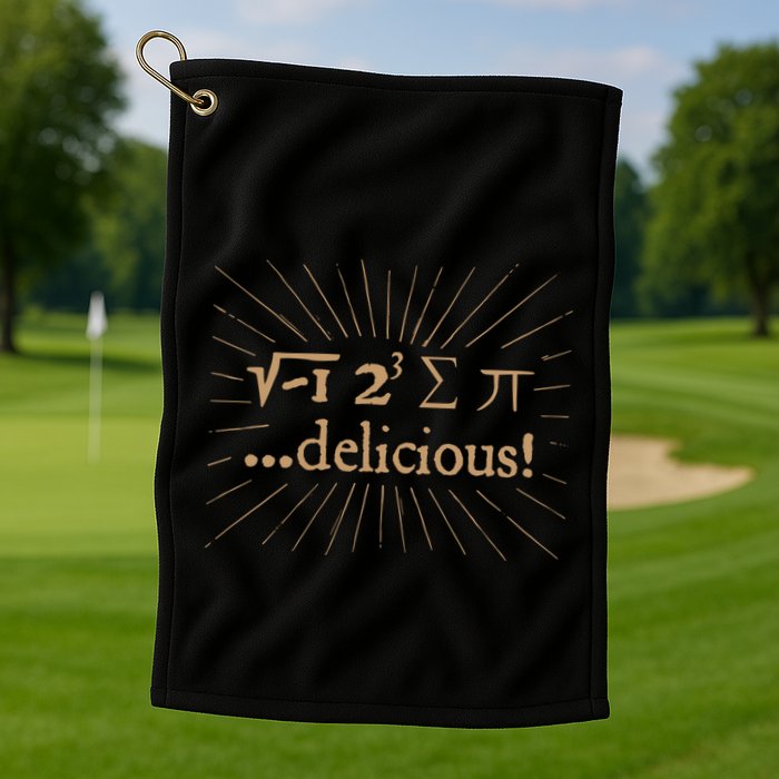 I 8 Sum Pi I Ate Some Pie And It Was Delicious Great Gift Golf Towel