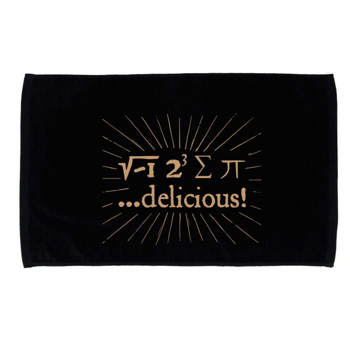 I 8 Sum Pi I Ate Some Pie And It Was Delicious Great Gift Microfiber Hand Towel