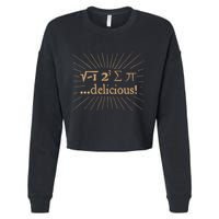 I 8 Sum Pi I Ate Some Pie And It Was Delicious Great Gift Cropped Pullover Crew