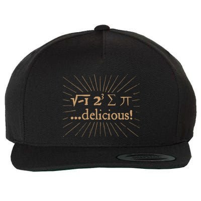 I 8 Sum Pi I Ate Some Pie And It Was Delicious Great Gift Wool Snapback Cap