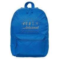 I 8 Sum Pi I Ate Some Pie And It Was Delicious Great Gift 16 in Basic Backpack