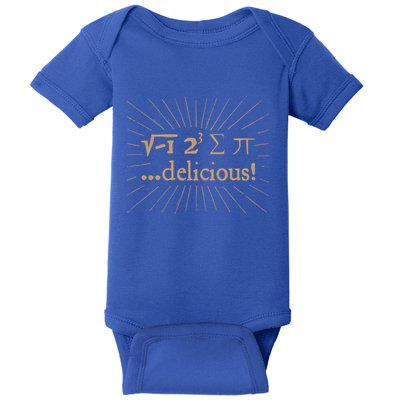 I 8 Sum Pi I Ate Some Pie And It Was Delicious Great Gift Baby Bodysuit