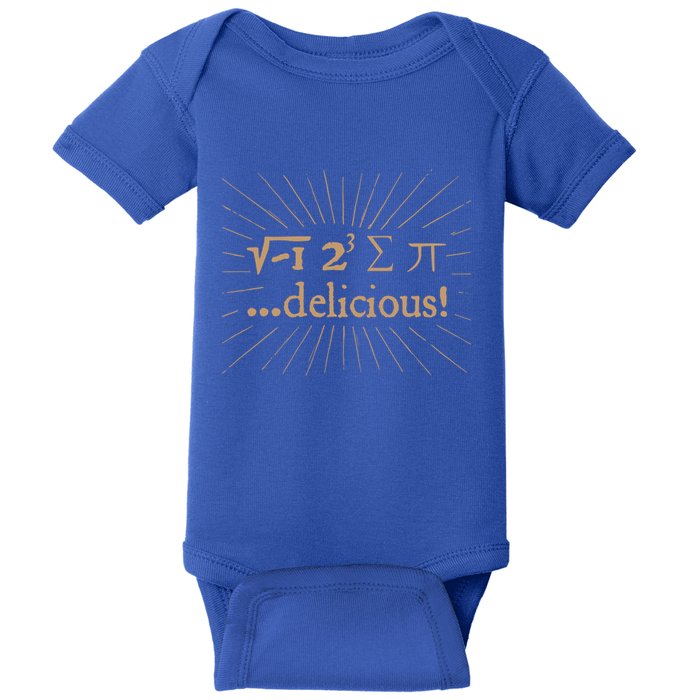 I 8 Sum Pi I Ate Some Pie And It Was Delicious Great Gift Baby Bodysuit