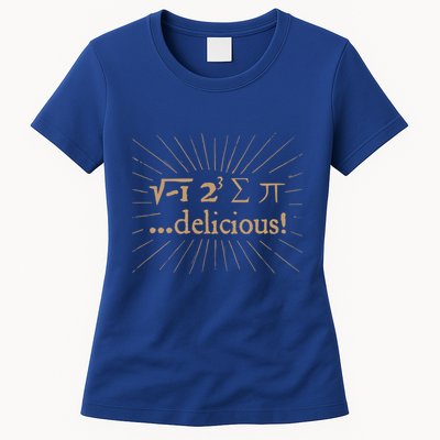 I 8 Sum Pi I Ate Some Pie And It Was Delicious Great Gift Womens T-Shirt