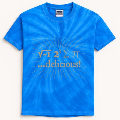 I 8 Sum Pi I Ate Some Pie And It Was Delicious Great Gift Kids Tie-Dye T-Shirt