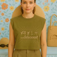 I 8 Sum Pi I Ate Some Pie And It Was Delicious Great Gift Garment-Dyed Women's Muscle Tee