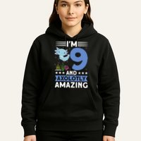 I'm 9 And Axolotly Amazing 9th Birthday Axolotl  Hoodie