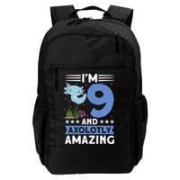 I'm 9 And Axolotly Amazing 9th Birthday Axolotl  Backpack