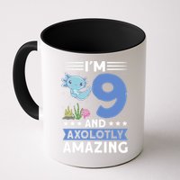 I'm 9 And Axolotly Amazing 9th Birthday Axolotl  Mug